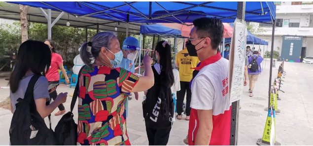 有序有愛(ài)有溫度，T.I.T雙魚(yú)文體園助力南石頭街道核酸檢測(cè)